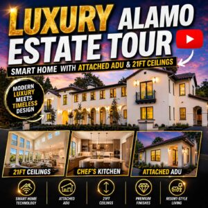 Luxury Alamo Estate Tour | Smart Home with ADU & 21ft Ceilings