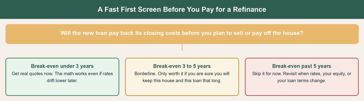 when to refinance mortgage